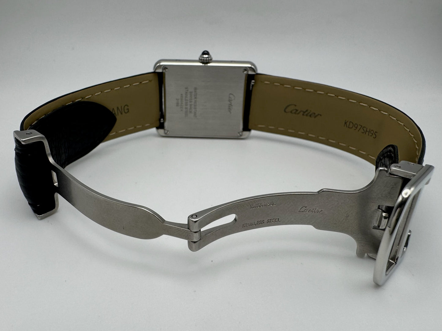 Cartier Tank Solo Steel Large Size Quartz Silver Dial 2020 (Full-Set/Mint)