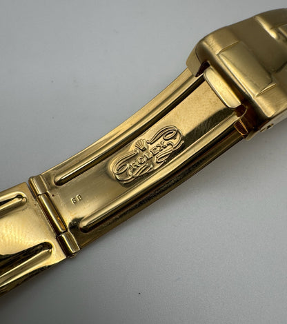 Rolex Submariner Date Full Yellow Gold Bracelet 18K No Stretch (Excellent)