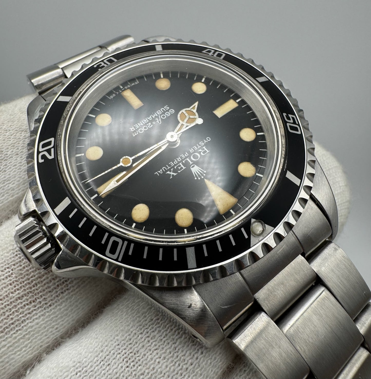 Rolex Submariner No Date 5513 Full Steel MK1 “Maxi Dial” (Serviced)