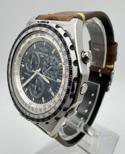 Breitling Jupiter Pilot Navitimer Jupiter Pilot Quartz Blue Tritium Dial Very Rare (Unpolished)
