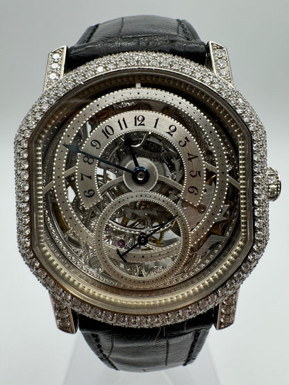 Daniel Roth Retrograde with White Gold Diamond Set Case