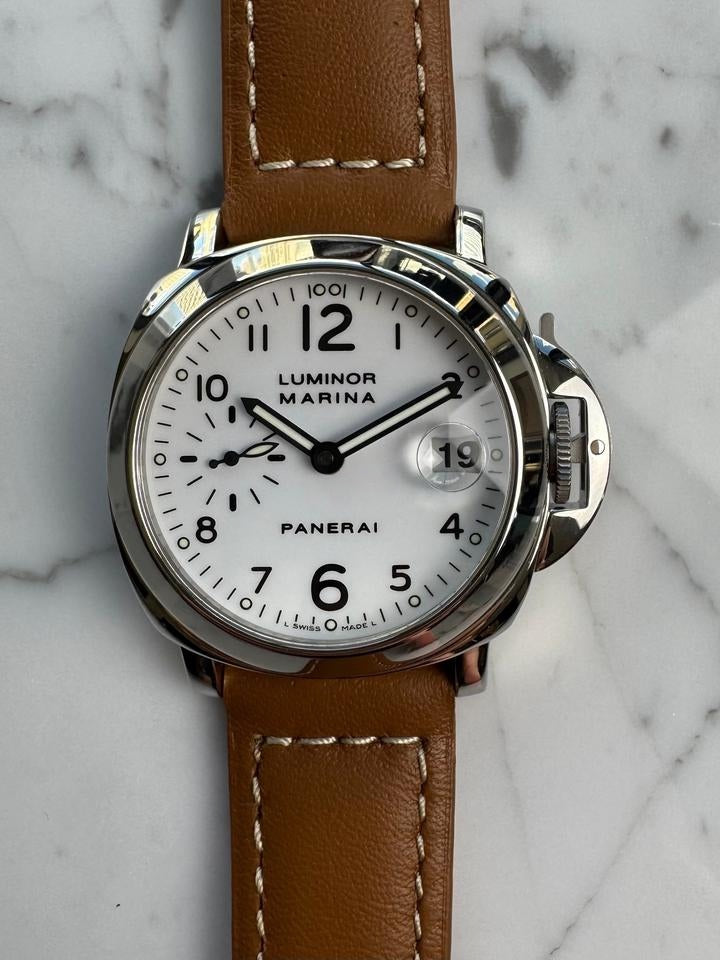 Panerai Luminor Marina 40 PAM49 Automatic White Dial (Mint)