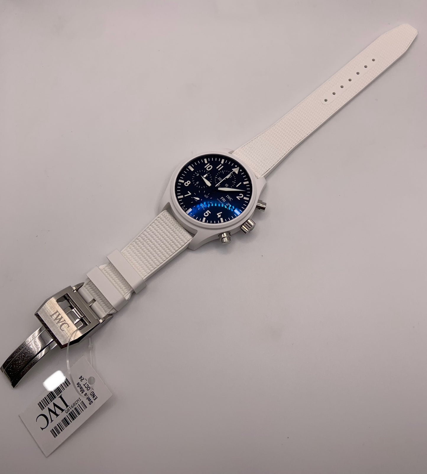 IWC Top Gun “Lake Tahoe” White Ceramic (New/Full-Set)