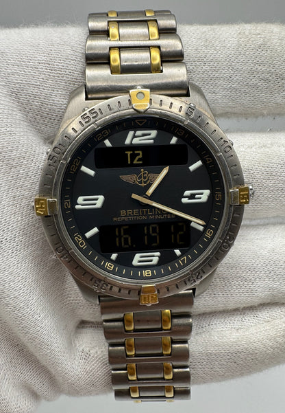 Breitling Aerospace Full Titanium 2 Tone Black Dial (Unpolished)