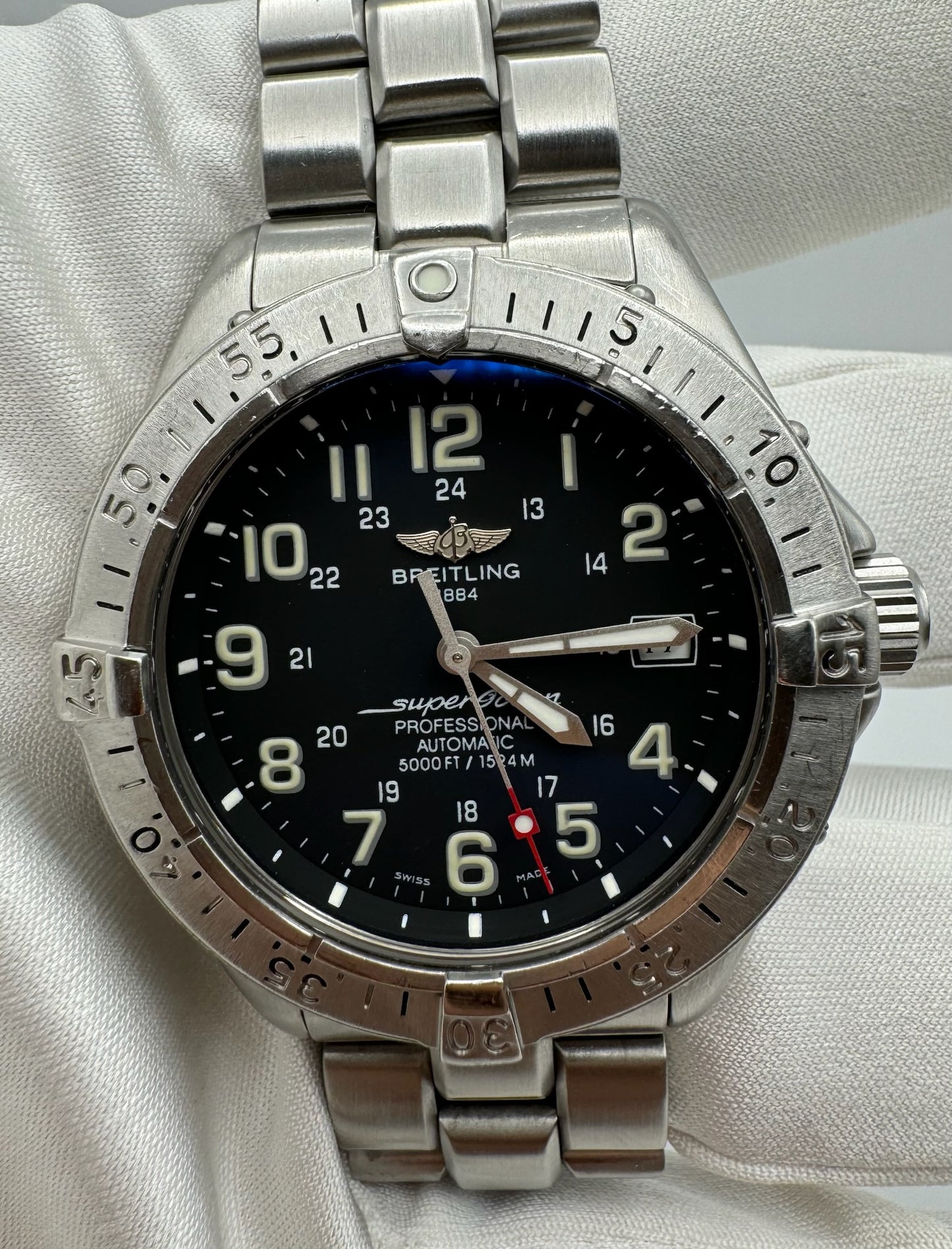 Breitling Superocean Black Dial 41