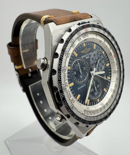 Breitling Jupiter Pilot Navitimer Jupiter Pilot Quartz Blue Tritium Dial Very Rare (Unpolished)