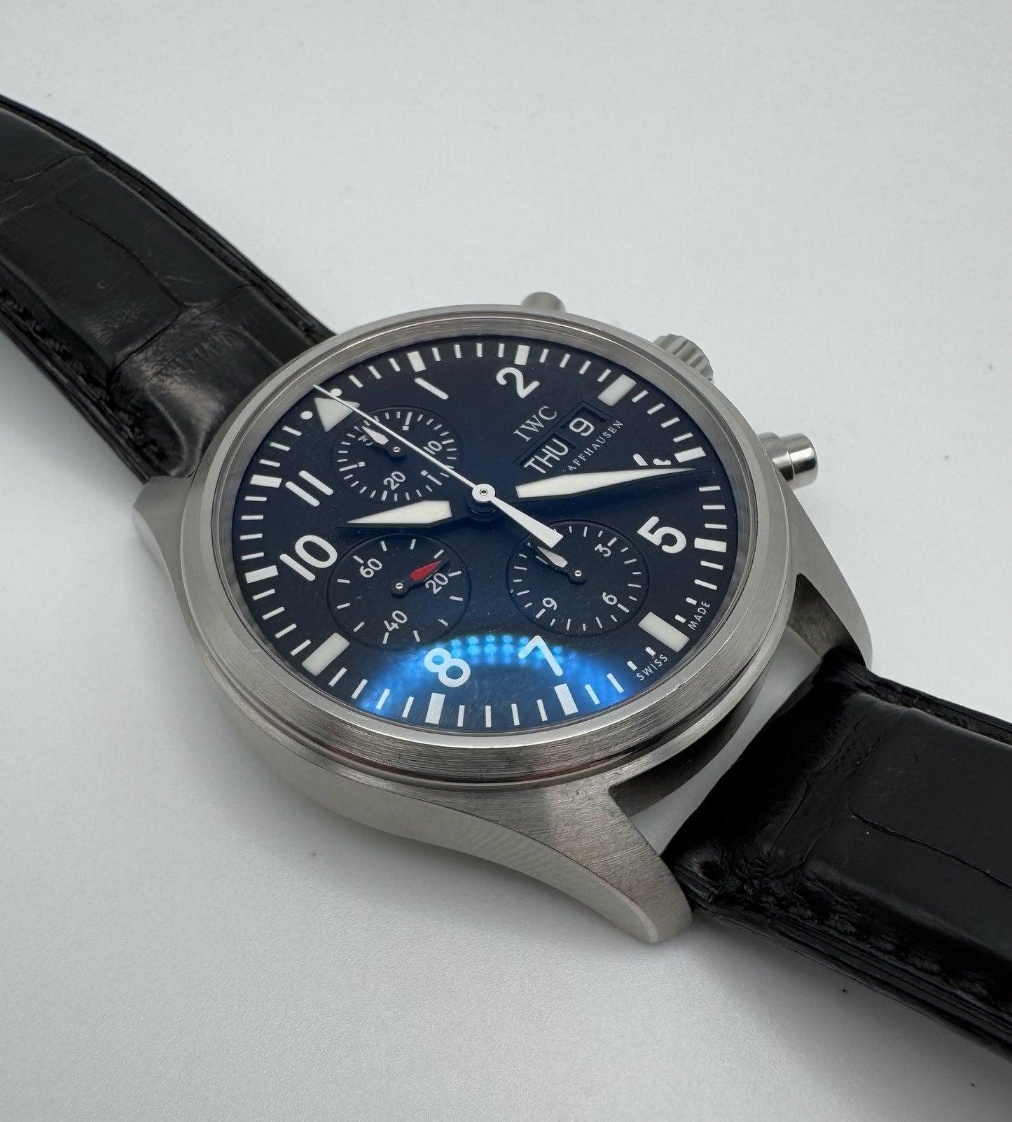 IWC Pilot Chronograph Steel 42 (Unpolished)