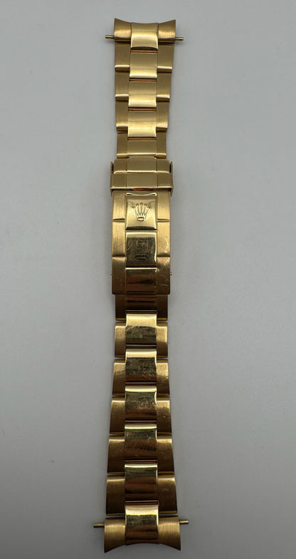 Rolex Submariner Date Full Yellow Gold Bracelet 18K No Stretch (Excellent)