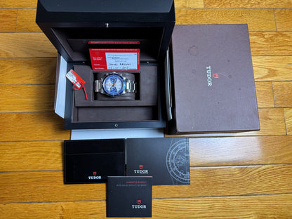 Tudor Heritage Chrono Blue Carlo Blue/Grey 2015 (Full-Set/Mint)