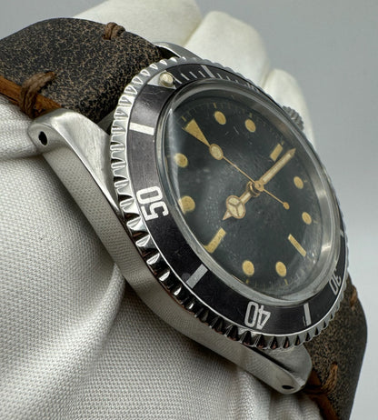 Tudor Submariner 7928 Glossy Gilt PCG Gold Hands Tropical Bezel 1961