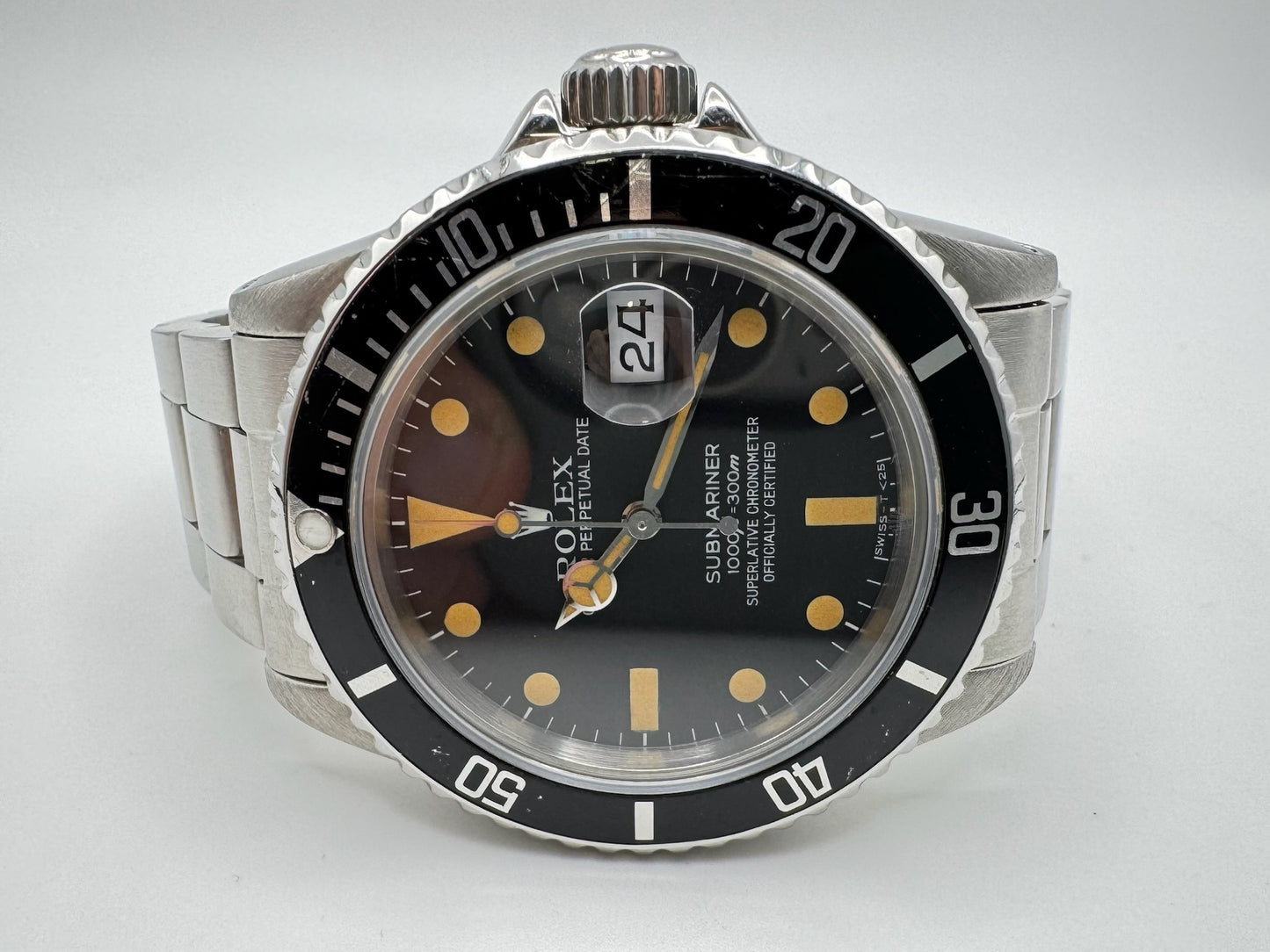 Rolex Submariner 16800 Matte Dial Pumpkin Patina 1982 (Serviced)