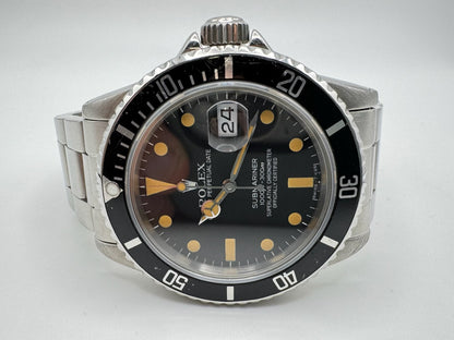 Rolex Submariner 16800 Matte Dial Pumpkin Patina 1982 (Serviced)