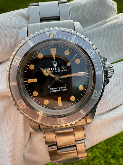 Rolex Submariner No Date Meters First Pumpkin Patina