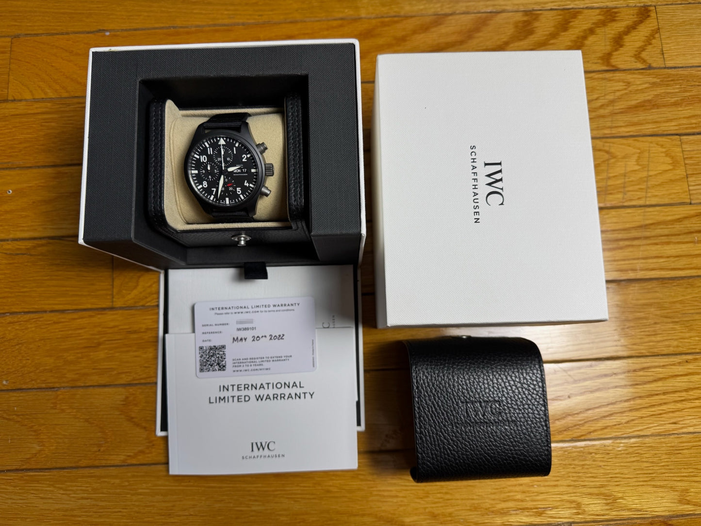 IWC Top Gun 44 Ceramic Chronograph 2022 (Full-Set/Unworn)
