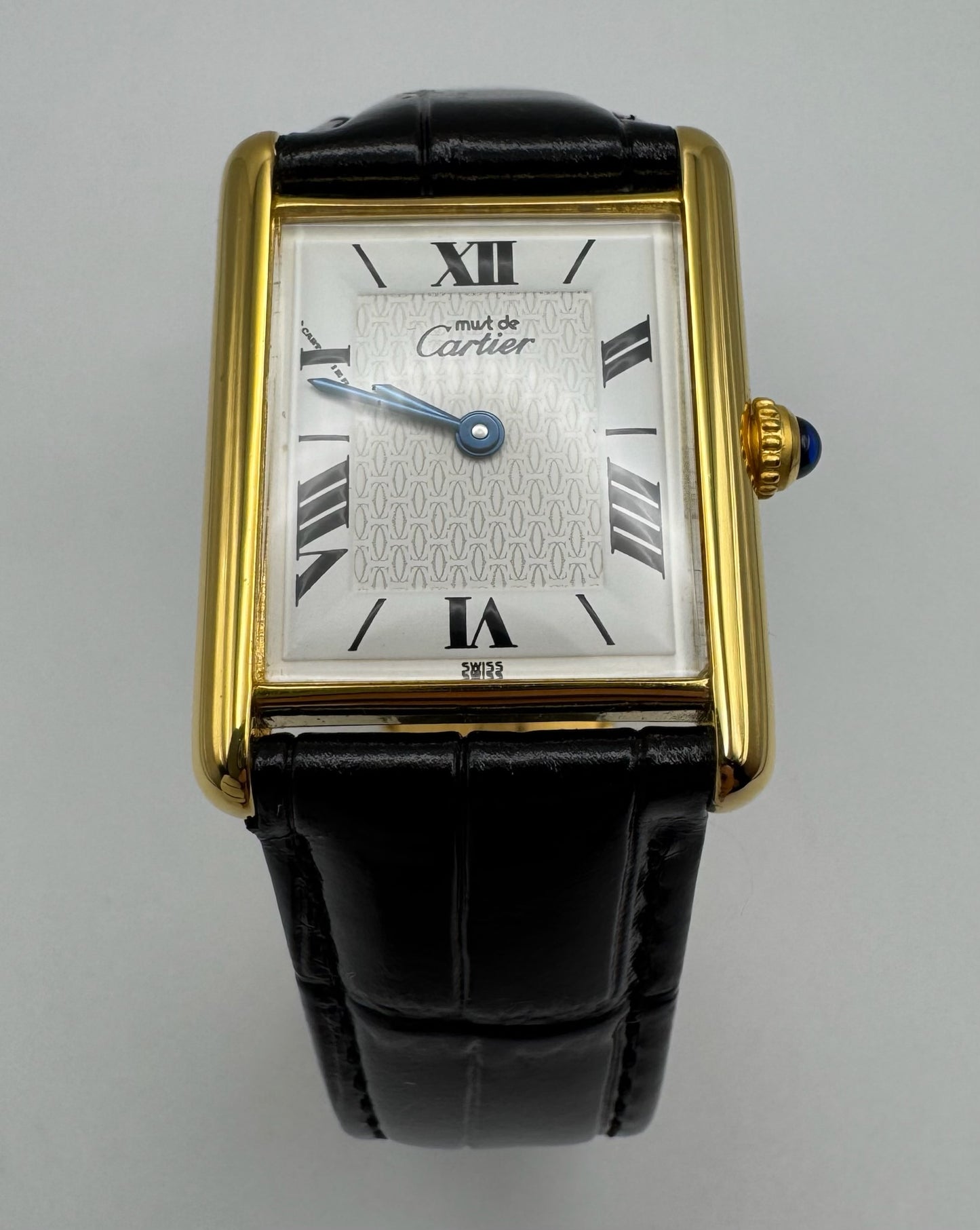 Cartier Tank Vermeil Gold Plated White Dial (Mint)