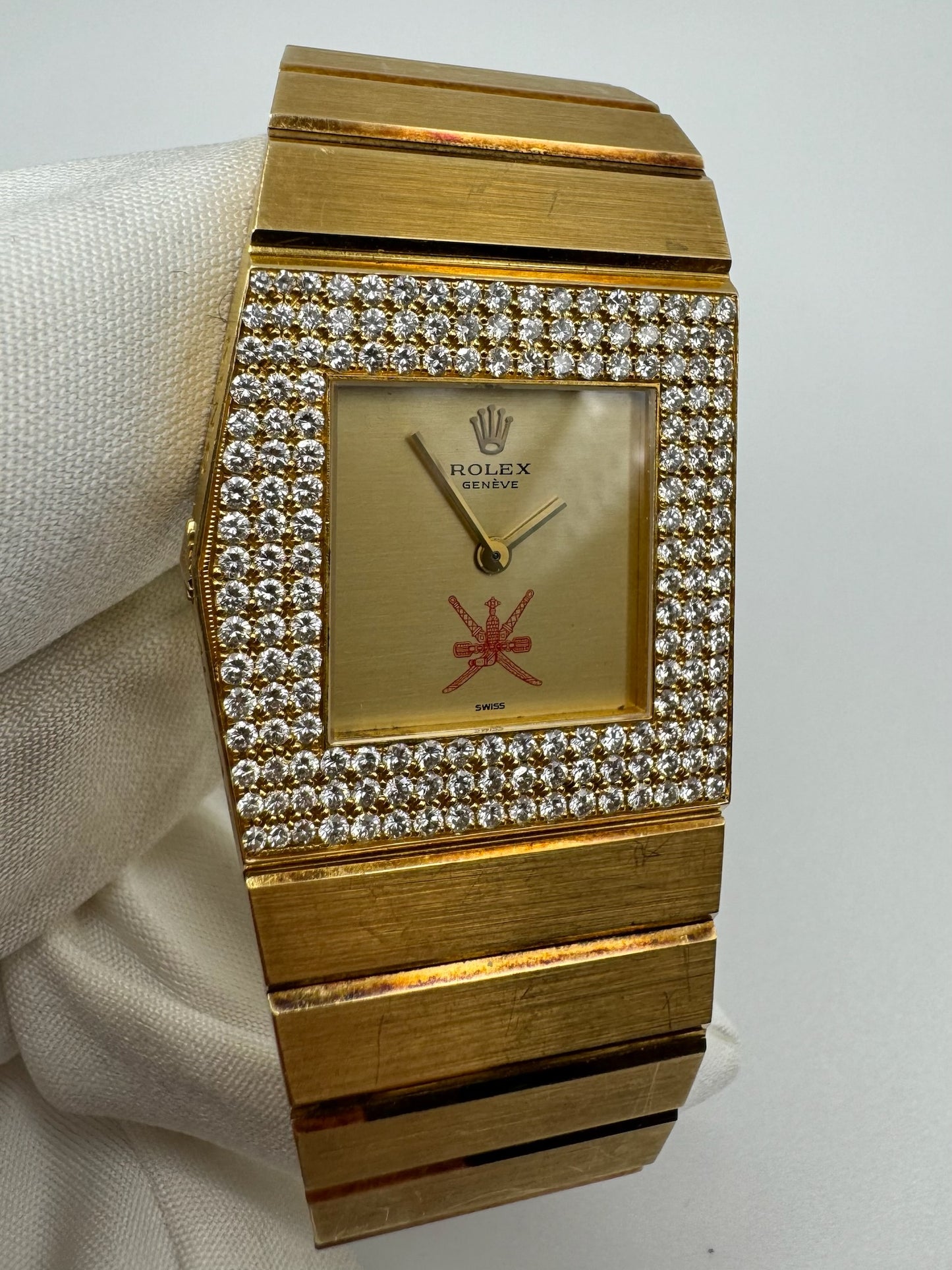 Rolex Cellini King Midas Yellow Gold with Factory Diamonds Kabouss “Khanjar” (NOS / Full-Set)