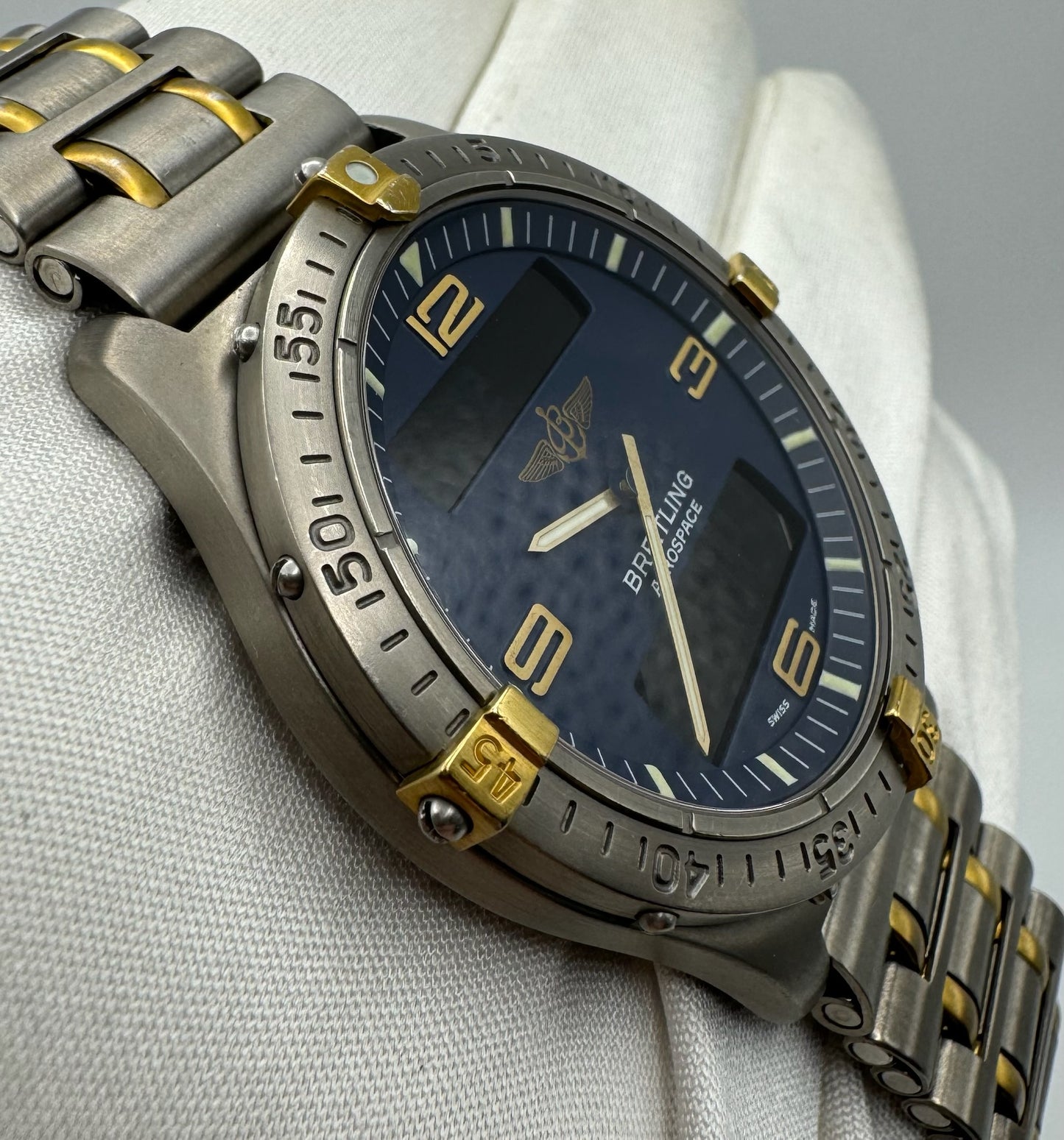 Breitling Aerospace Full Titanium Blue Dial (Unpolished)