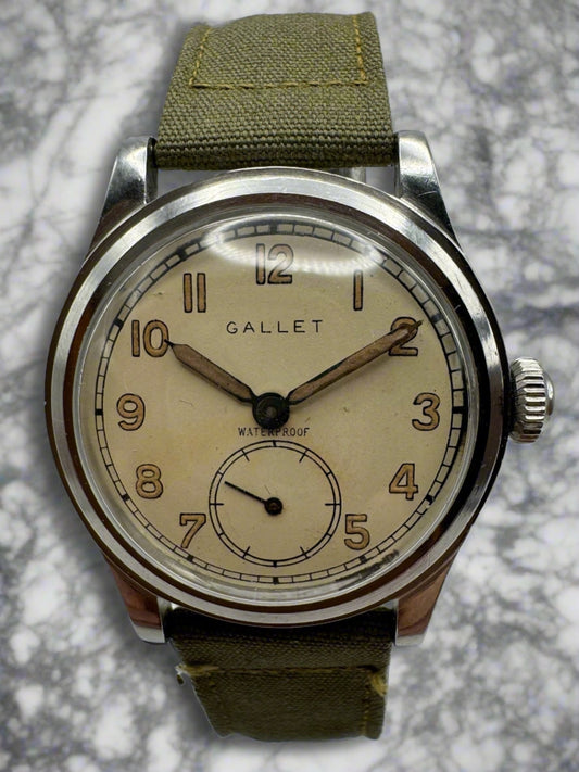 Gallet WWII Military Field Watch