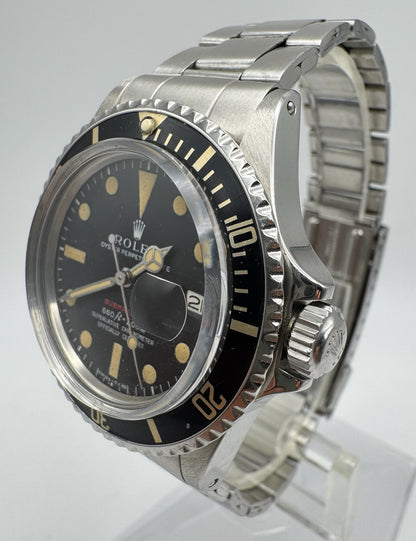 Rolex Submariner Date 1680 Red MK IV Yellow Patina 1969 (Serviced)