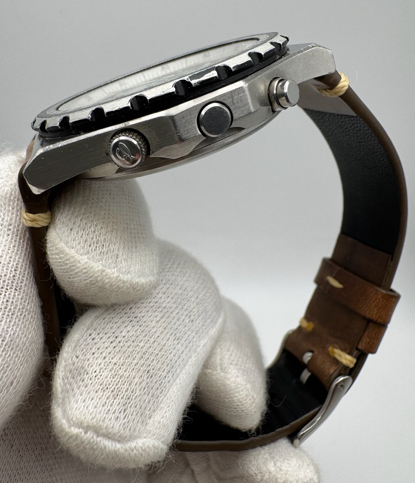 Breitling Jupiter Pilot Navitimer Jupiter Pilot Quartz Blue Tritium Dial Very Rare (Unpolished)