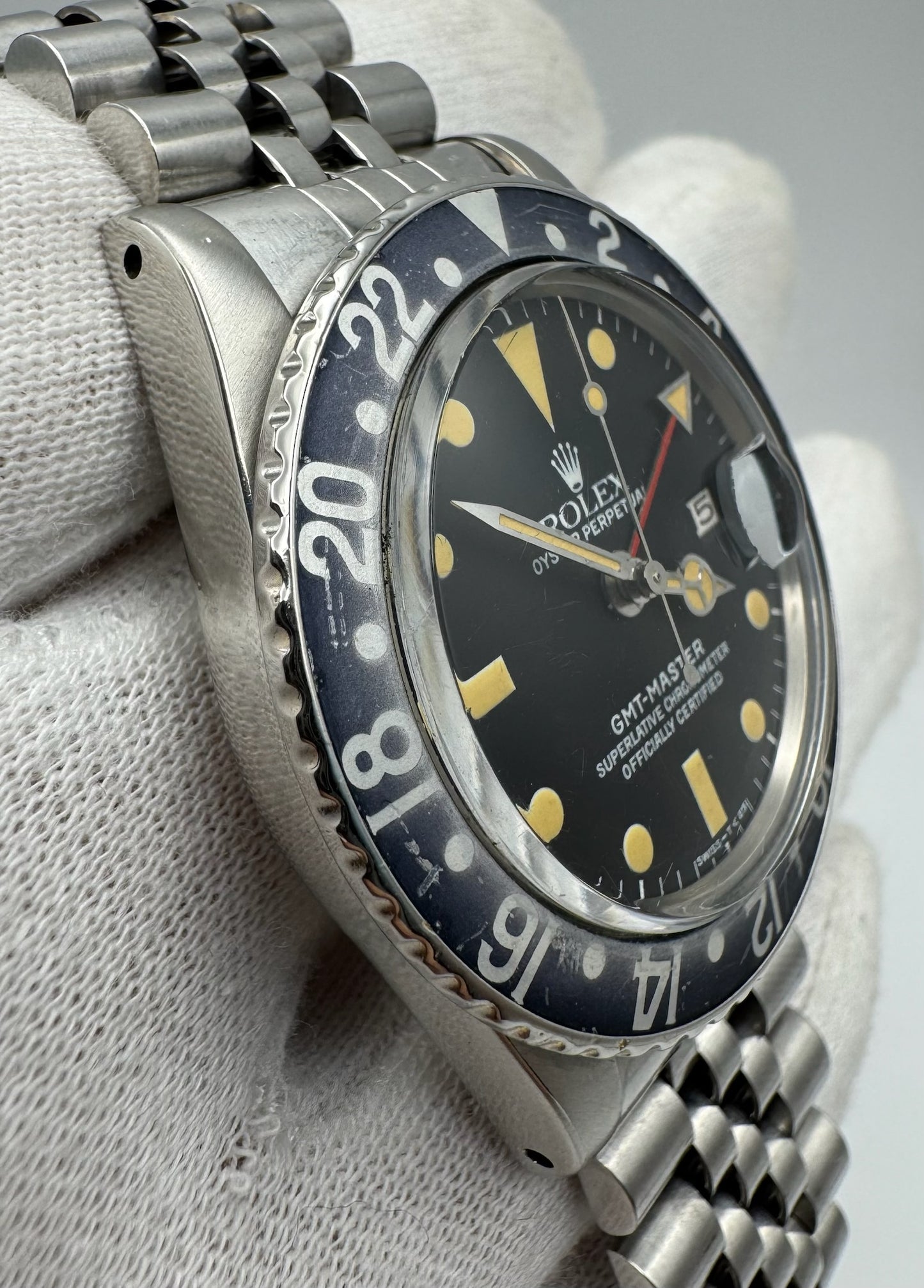 Rolex GMT-Master 1675 Jubilee Heavy Patina 1977