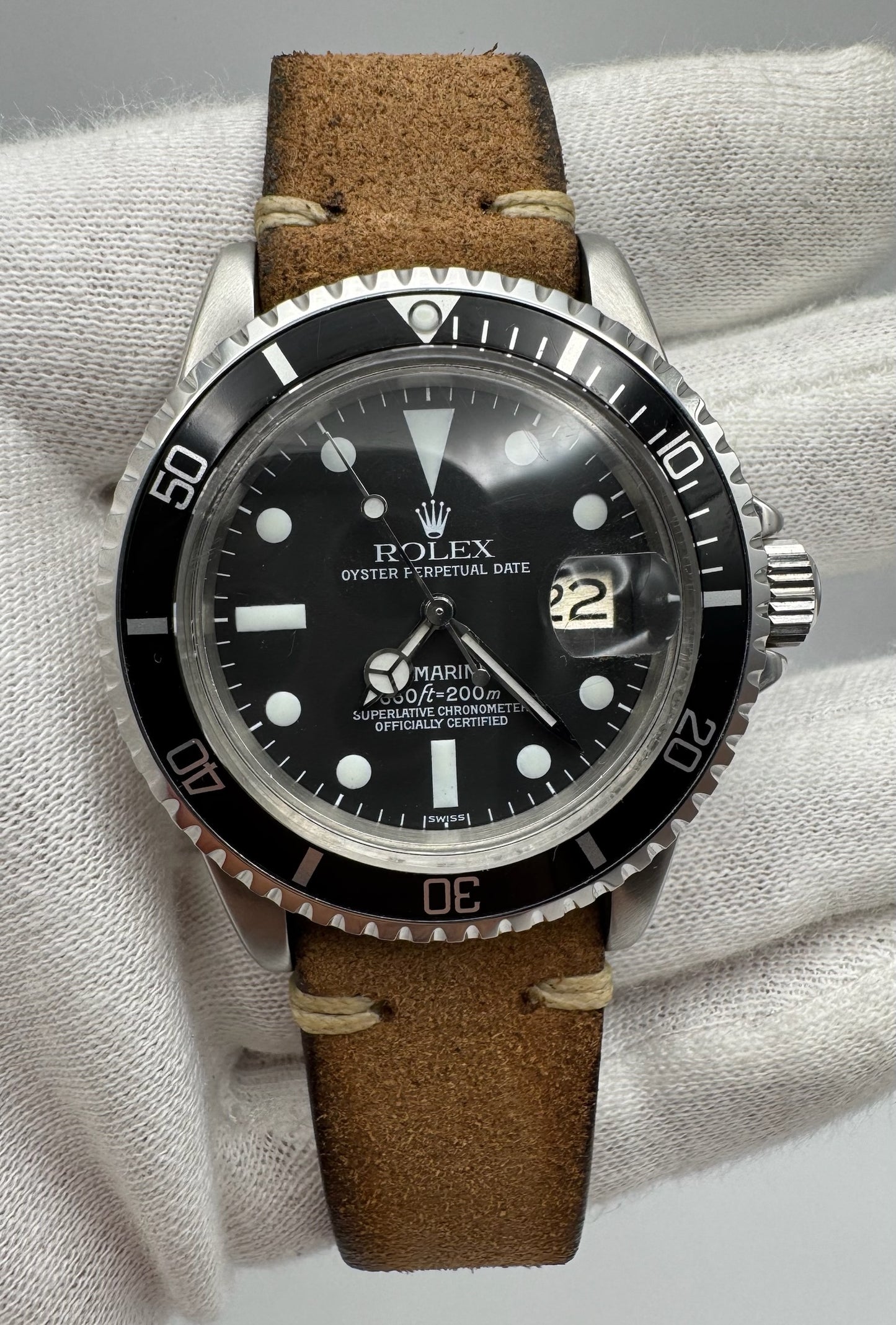 Rolex Submariner Date 1680 Steel Black Service Dial 1977