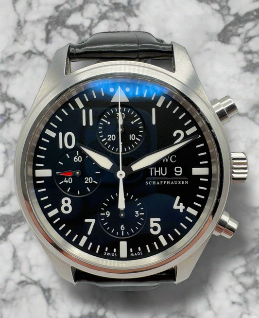 IWC Pilot Chronograph Steel 42 (Unpolished)