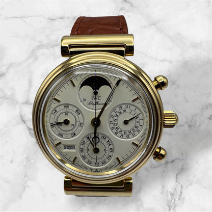 IWC Da Vinci Perpetual Calendar Chronograph Yellow Gold (Full-Set/Serviced)