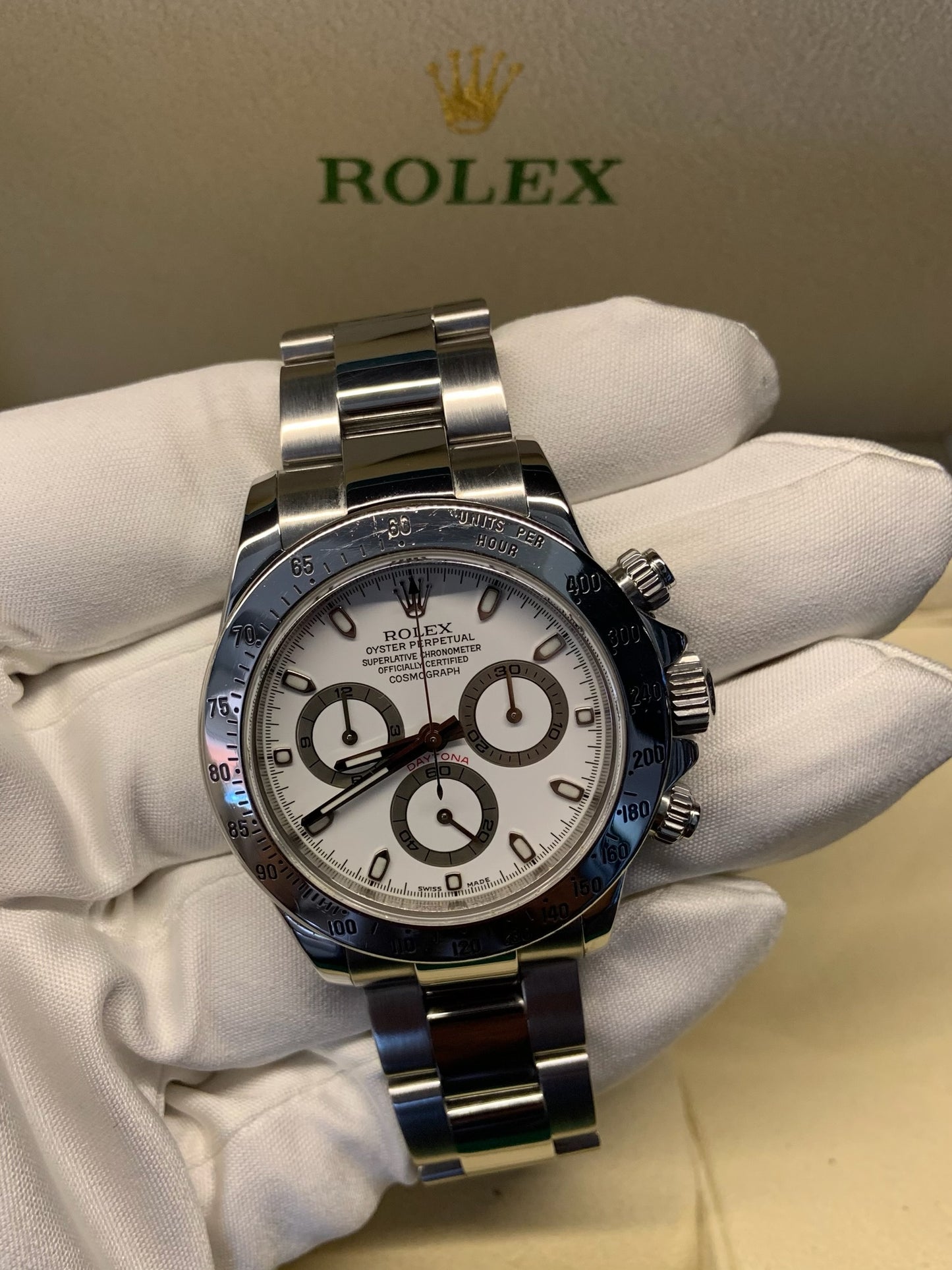 Rolex Daytona White Dial