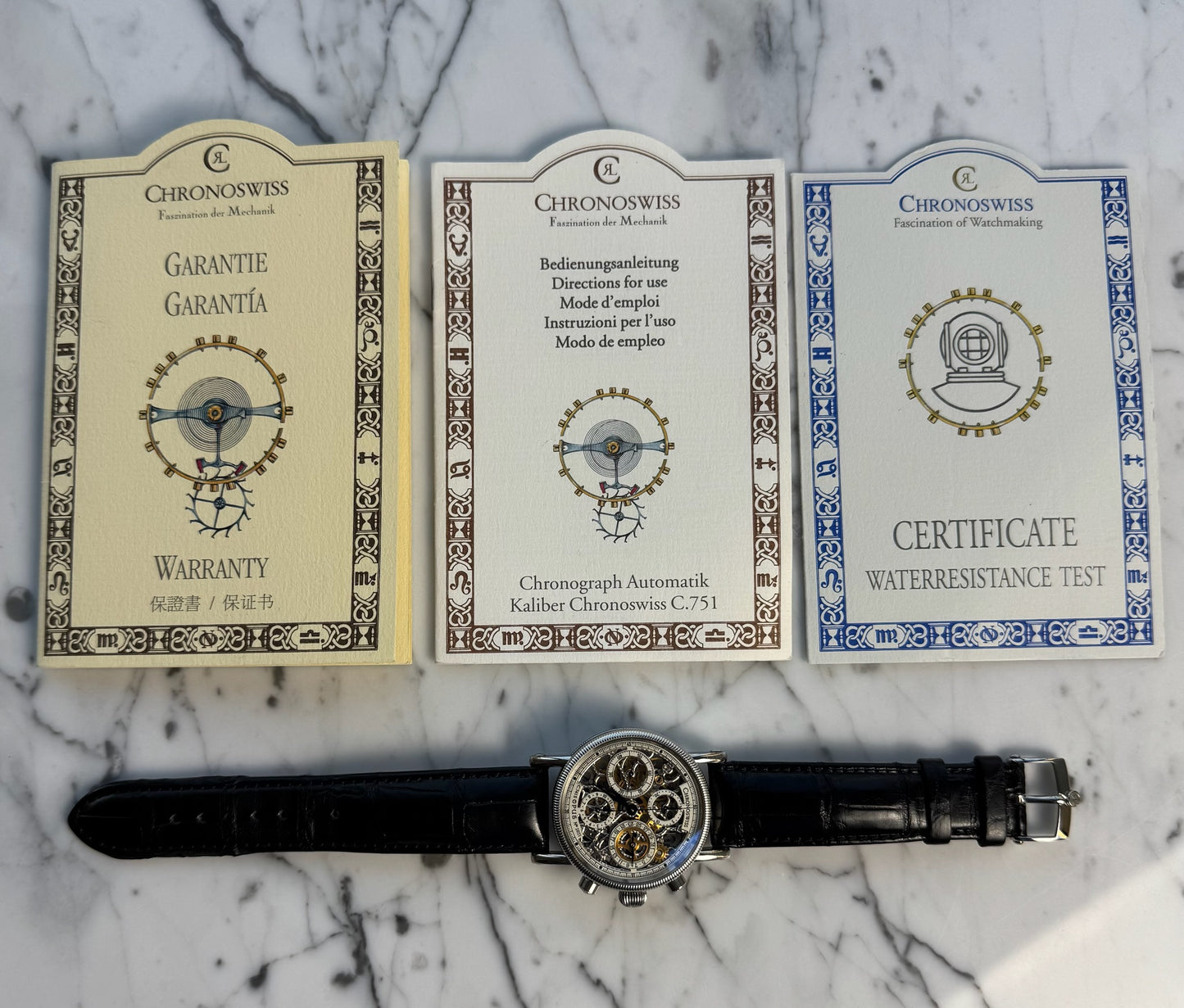 Chronoswiss Opus Skeleton 1999 (Papers/Unpolished)