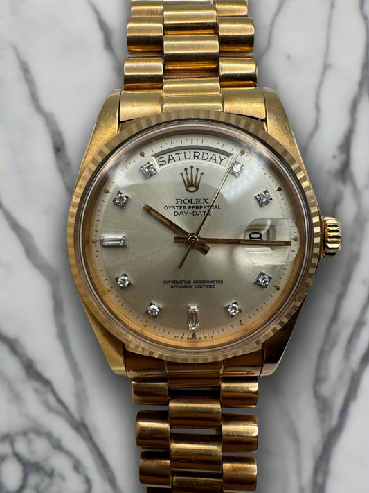 Rolex Day-Date 1803 18K Rose Gold w/ Diamond Dial