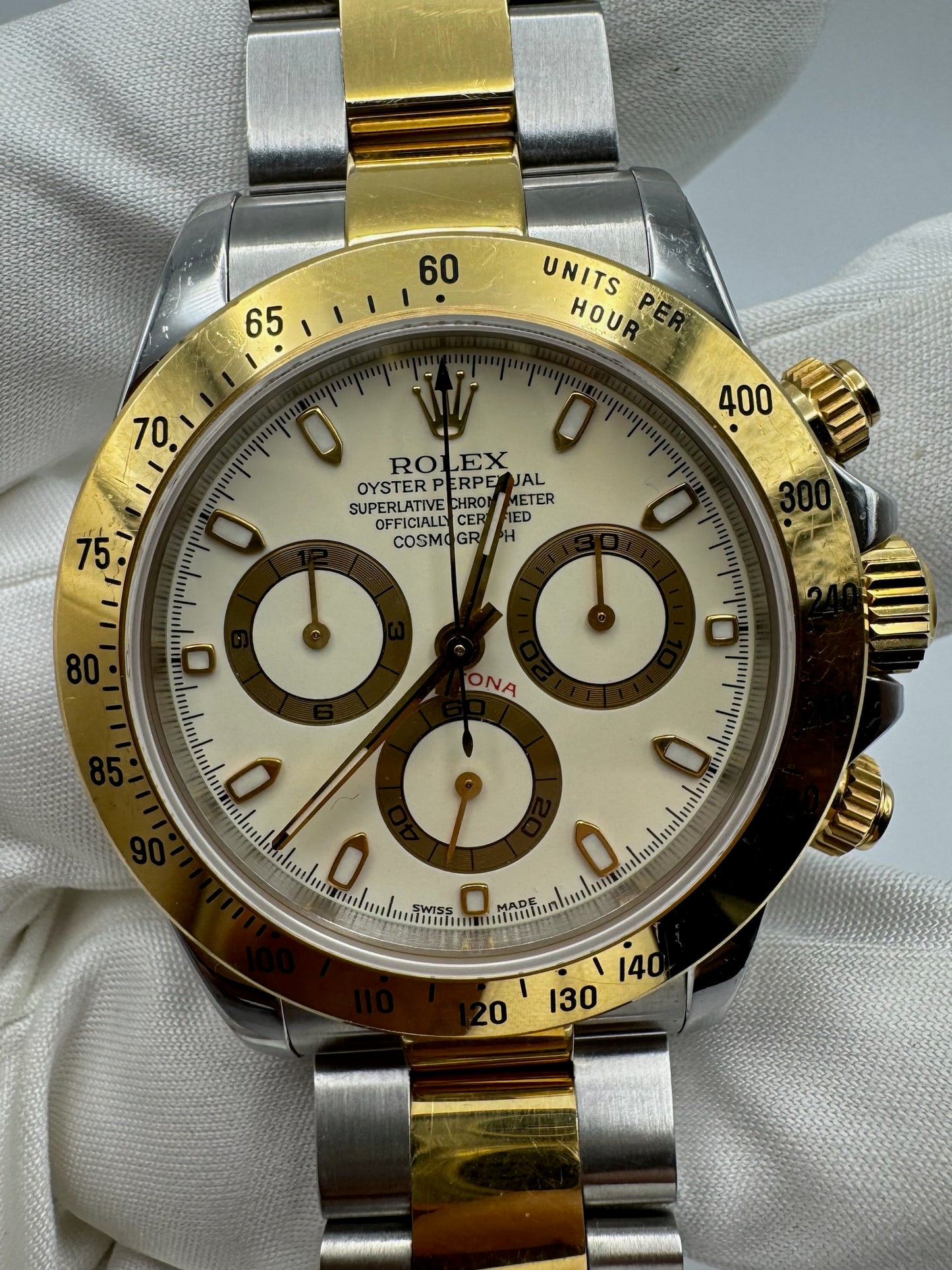 Rolex Daytona “UAE” Logo with Cream Lemon Dial (Full-Set)