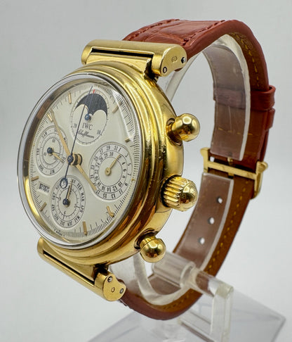 IWC Da Vinci Perpetual Calendar Chronograph Yellow Gold (Full-Set/Unpolished)