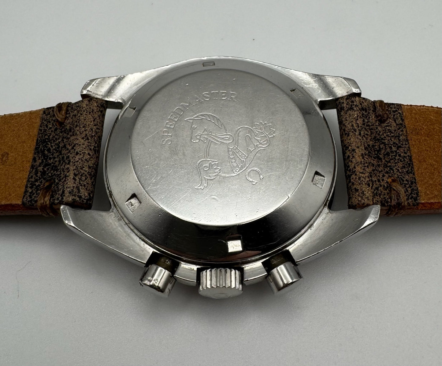 Omega Speedmaster Professional Moonwatch Steel Step Dial Yellow Patina 1969 (Serviced)