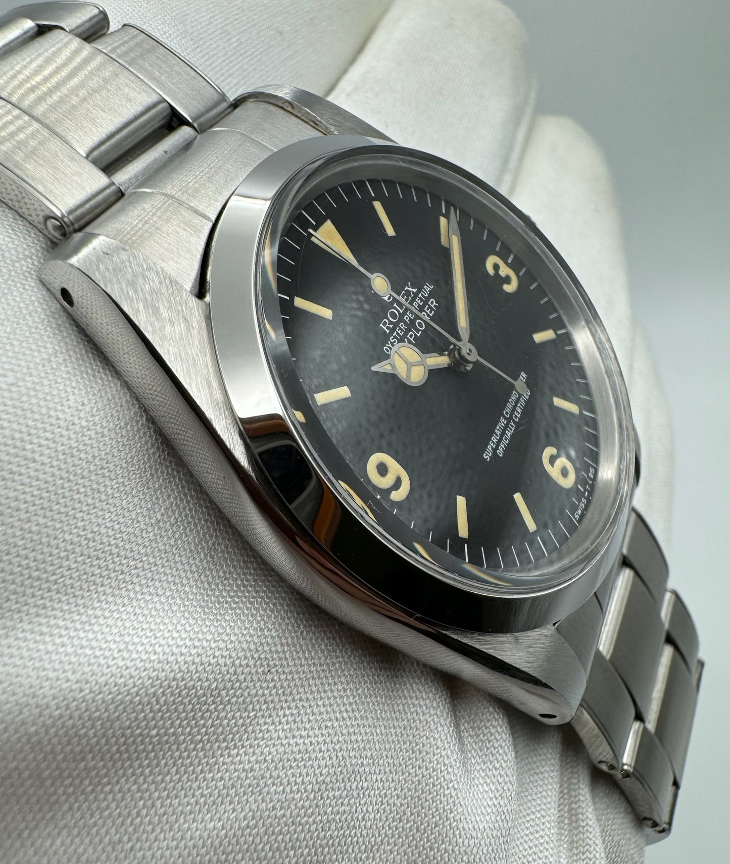 Rolex Explorer 1016 Riveted with Heavy Patina (Box/Serviced)