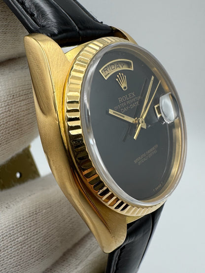 Rolex Day-Date 36 Black Onyx Dial 1981 (Serviced)