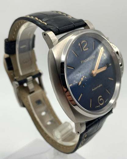 Panerai Luminor Due Titanium with Blue Dial