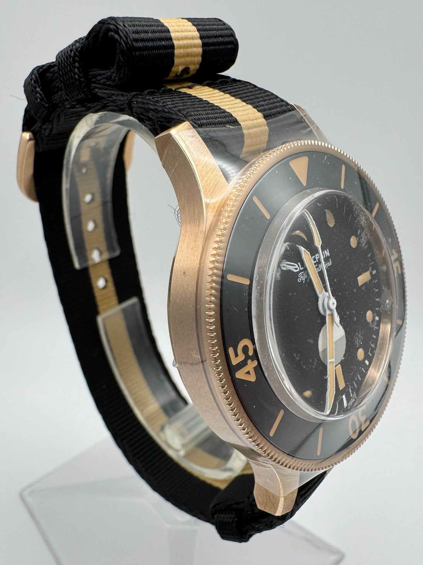 Blancpain Fifty Fathoms Mil-Spec L.E. 70th Anniversary Act 3 Bronze Gold 2024 (Unworn/Full-Set)