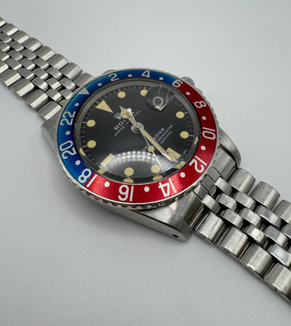 Rolex GMT-Master 1675 MK2 Pepsi Red Back Jubilee 1966