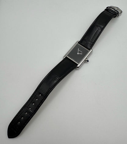 Cartier Tank Must Steel Black Dial 2024 (Unworn/Box)