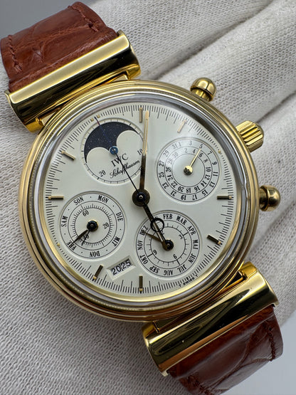 IWC Da Vinci Perpetual Calendar Chronograph Yellow Gold (Full-Set/Serviced)