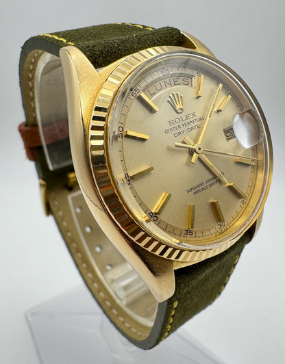 Rolex Day-Date 36 Yellow Gold with Champagne Dial 1968