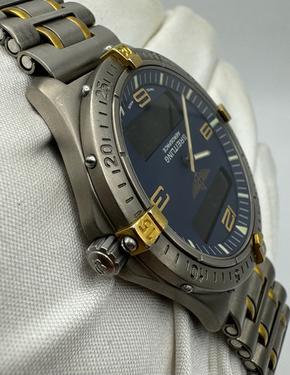 Breitling Aerospace Full Titanium Blue Dial (Unpolished)