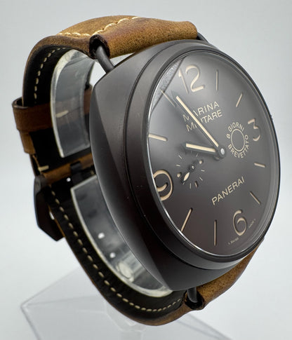 Panerai Radiomir Marina Militare 47 PAM339 Brown Composite Case 8 Days Brown Dial Ltd Edition 1500pcs