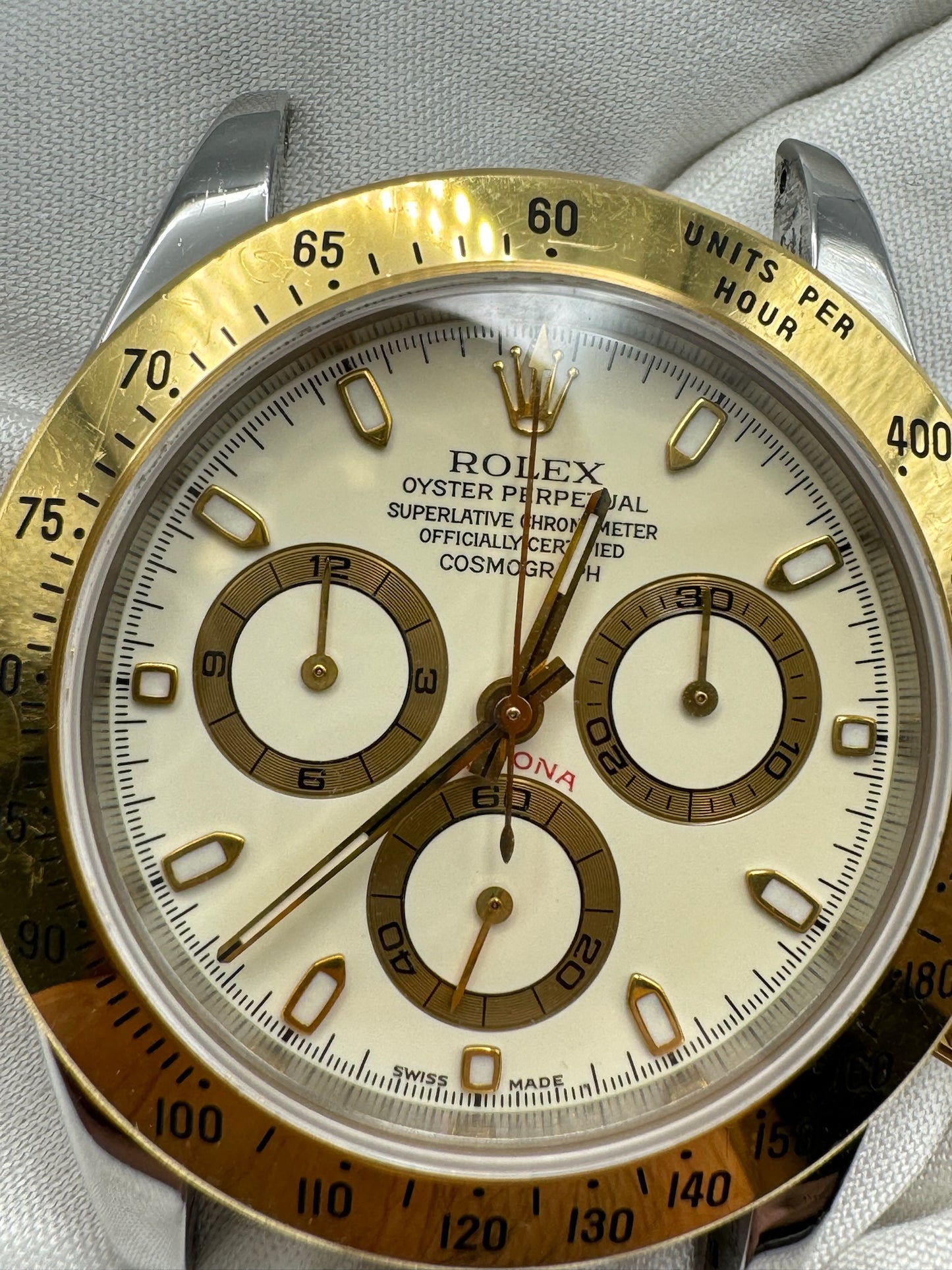 Rolex Daytona “UAE” Logo with Cream Lemon Dial (Full-Set)