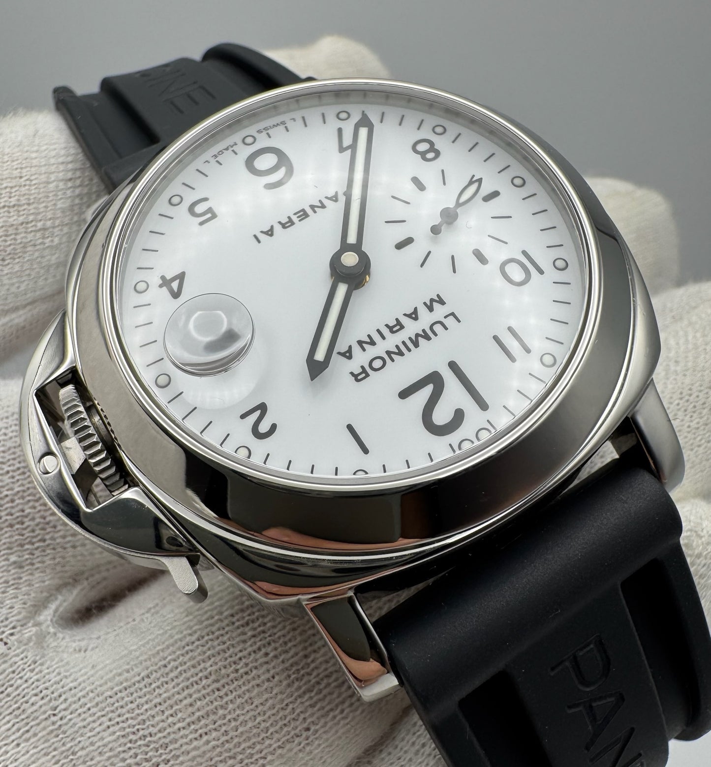 Panerai Luminor Marina 40 PAM49 Automatic White Dial (Mint)