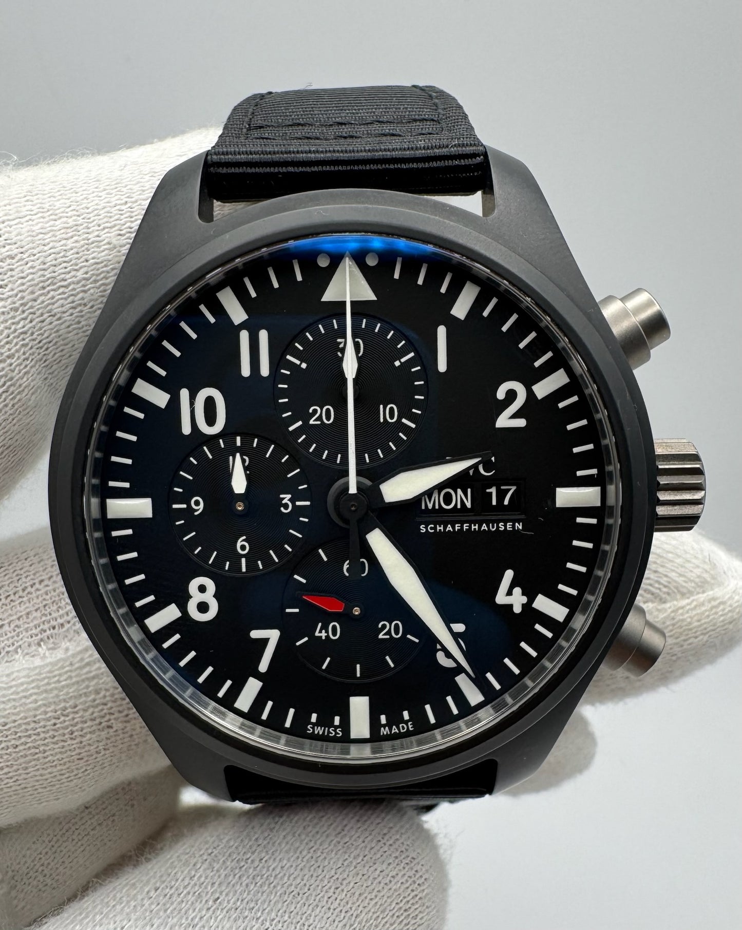 IWC Top Gun 44 Ceramic Chronograph 2022 (Full-Set/Unworn)
