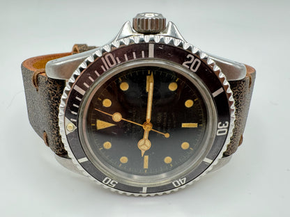 Tudor Submariner 7928 Glossy Gilt PCG Gold Hands Tropical Bezel 1961