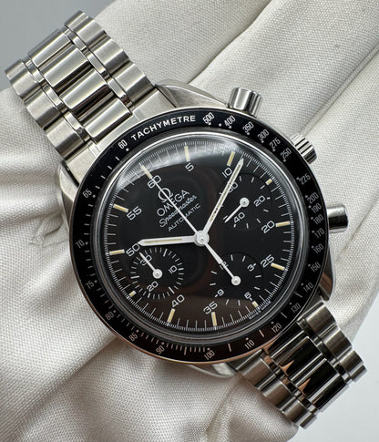 Omega Speedmaster Reduced with Black Tritium Dial (Unpolished)