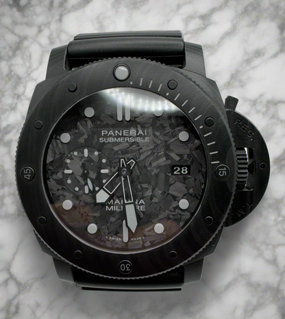 Panerai Luminor Submersible 47 Marina Militare Full Carbon (Full-Set)